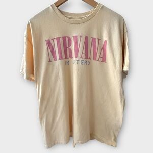 Nirvana “In Utero” Oversized Band Tee – XL (NWOT)